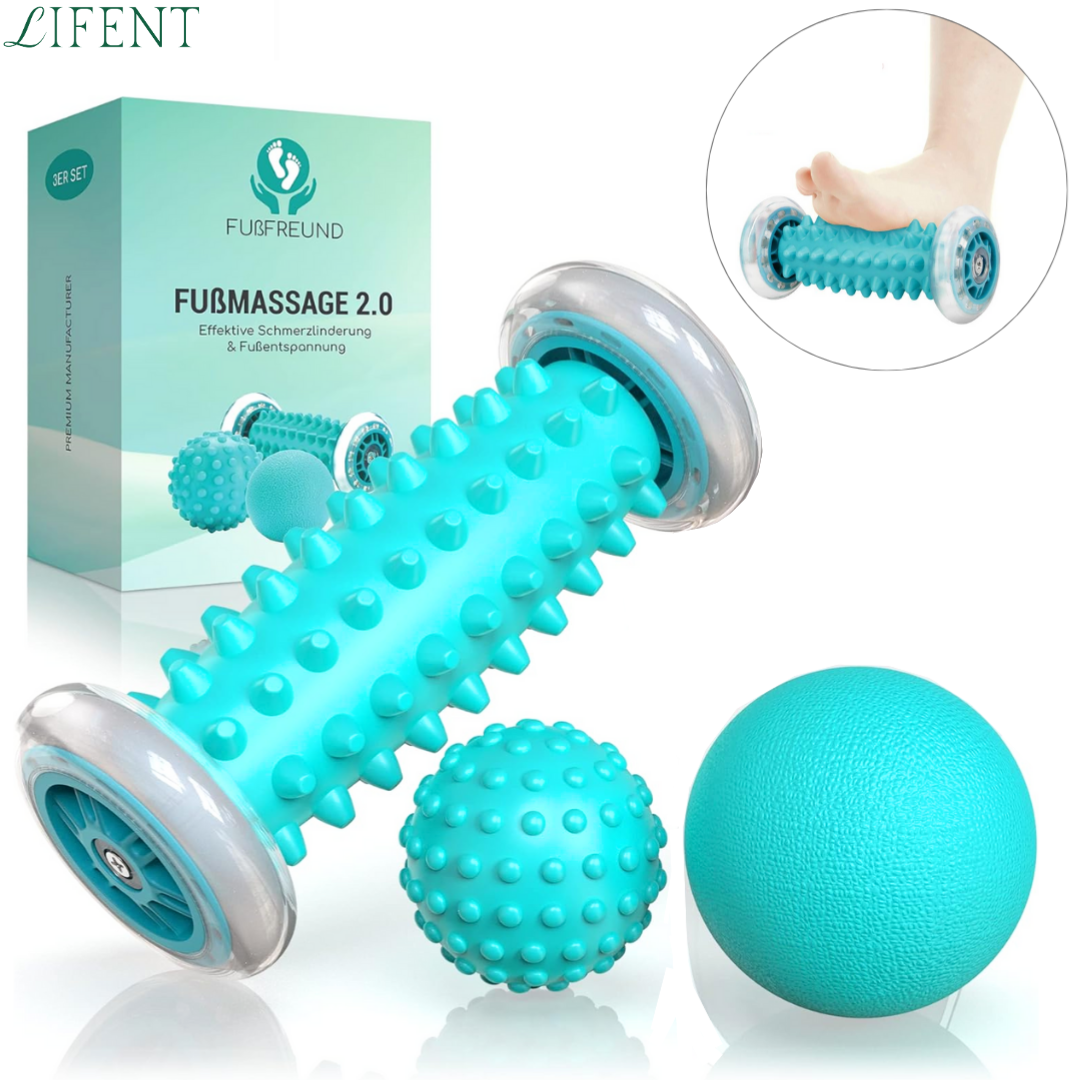 Fascitex - Kit Massagem para os Pés - Fascite e Dores