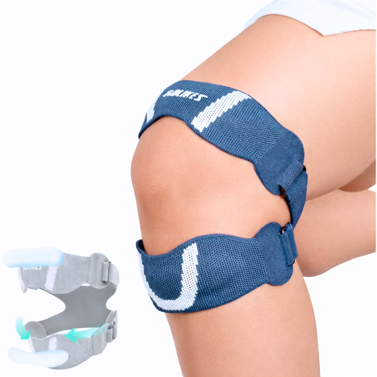 Joelheira Dupla Patelar com Gel Aolikes