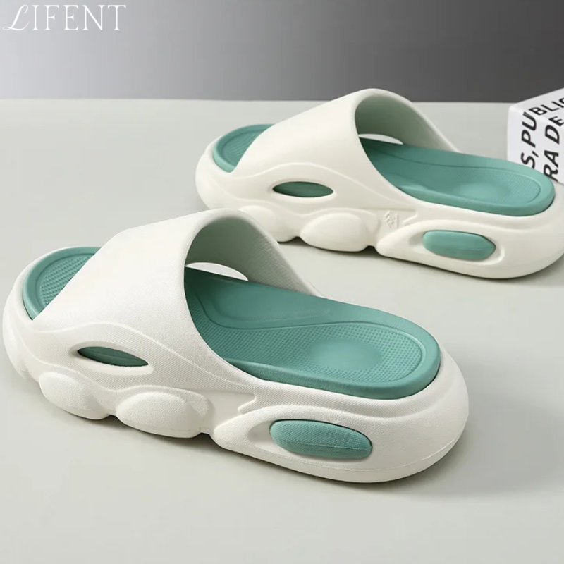Chinelo Aumenta Altura Newlifent Verde - Ganhe 5cm