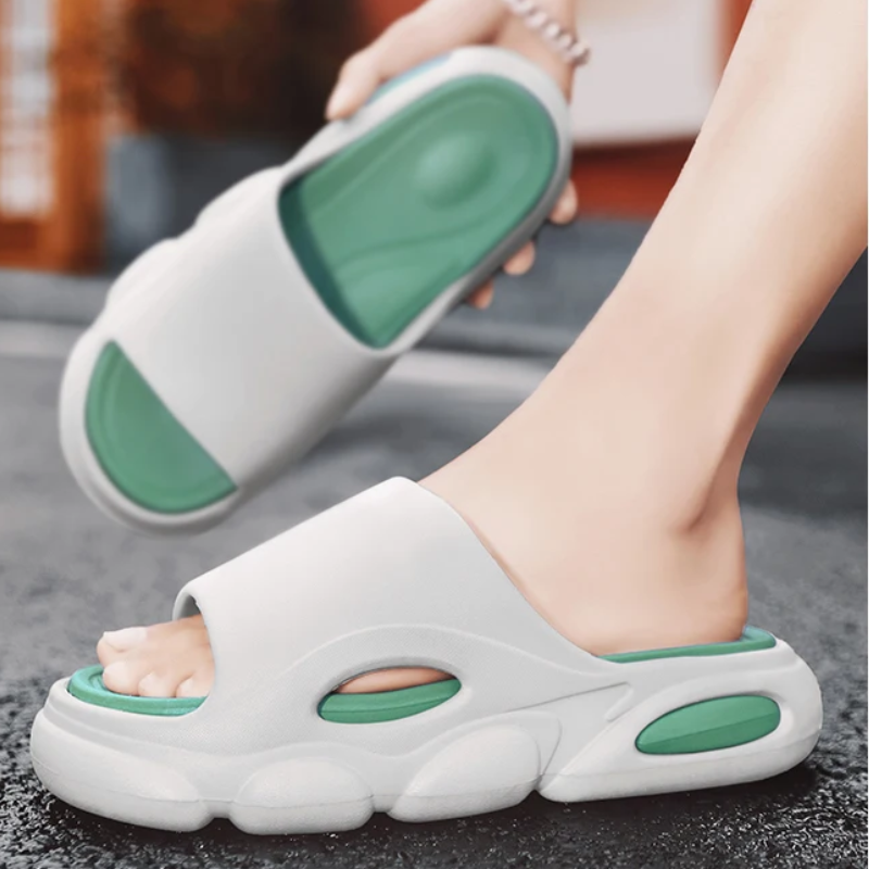 Chinelo Aumenta Altura Newlifent Verde - Ganhe 5cm