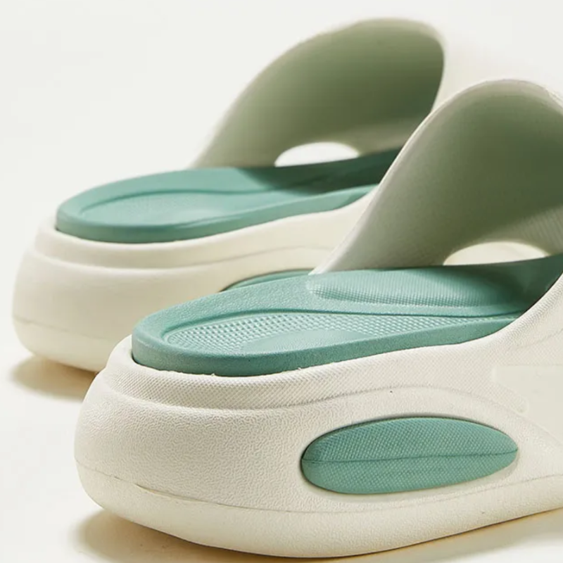 Chinelo Aumenta Altura Newlifent Verde - Ganhe 5cm