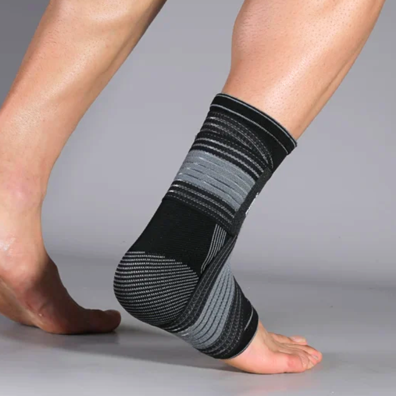 Tornozeleira de Compressão Ajustável - (Duas unidades)