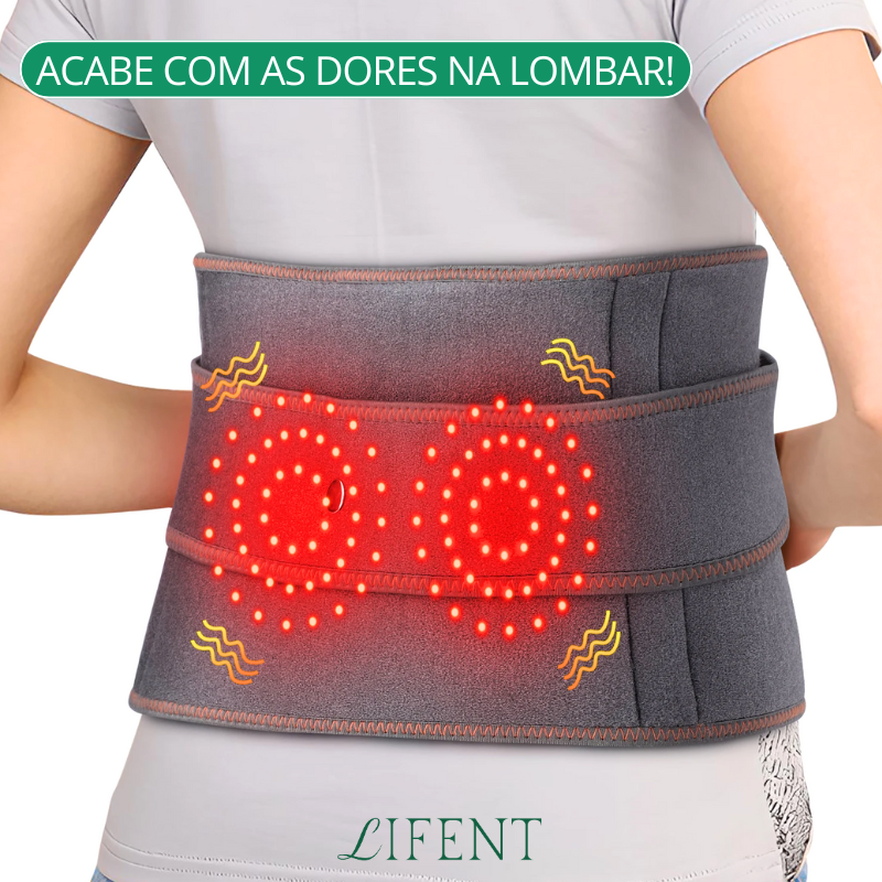Massageador e Aquecedor Lombar 2 em 1 Lifent