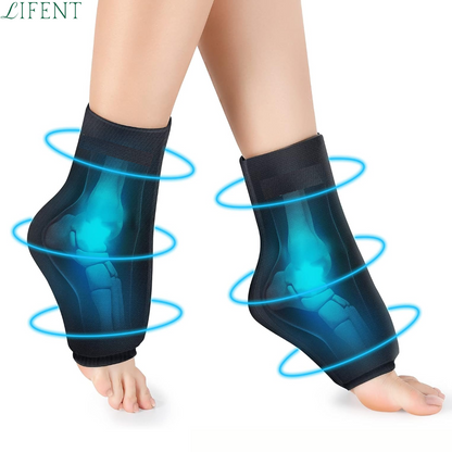 Tornozeleira em Gel Quente ou Fria para Dores
