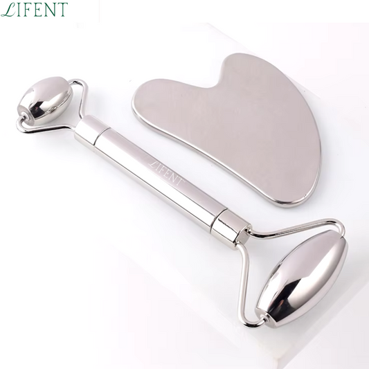 Kit para Massagem Facial Antirrugas em Aço