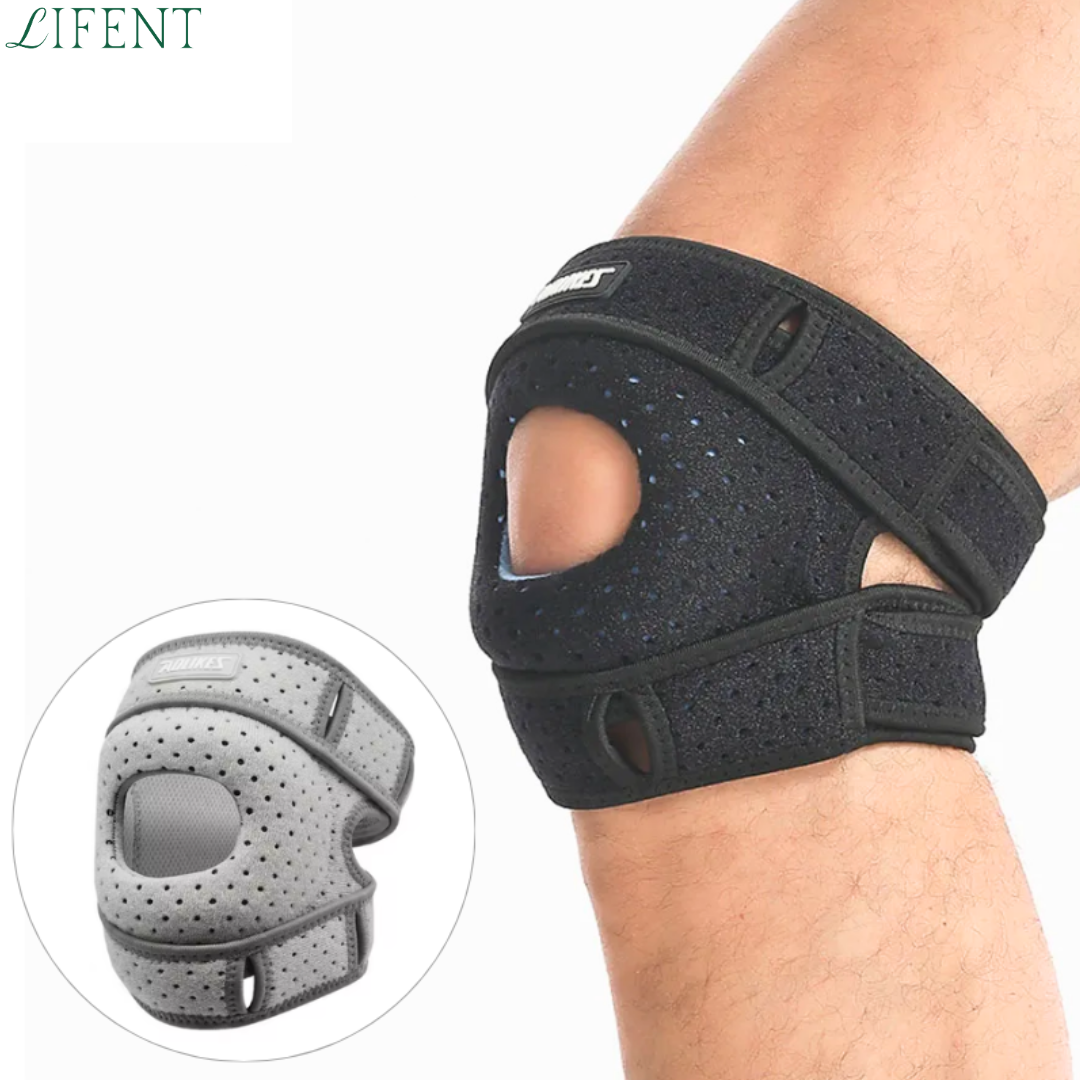 Joelheira Patelar Ajustável com Rótula em Silicone