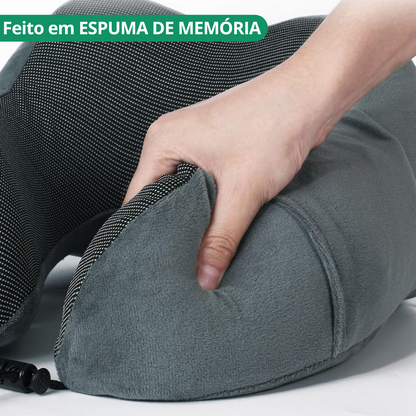 Kit Viagem - Almofada de pescoço + Máscara de Dormir