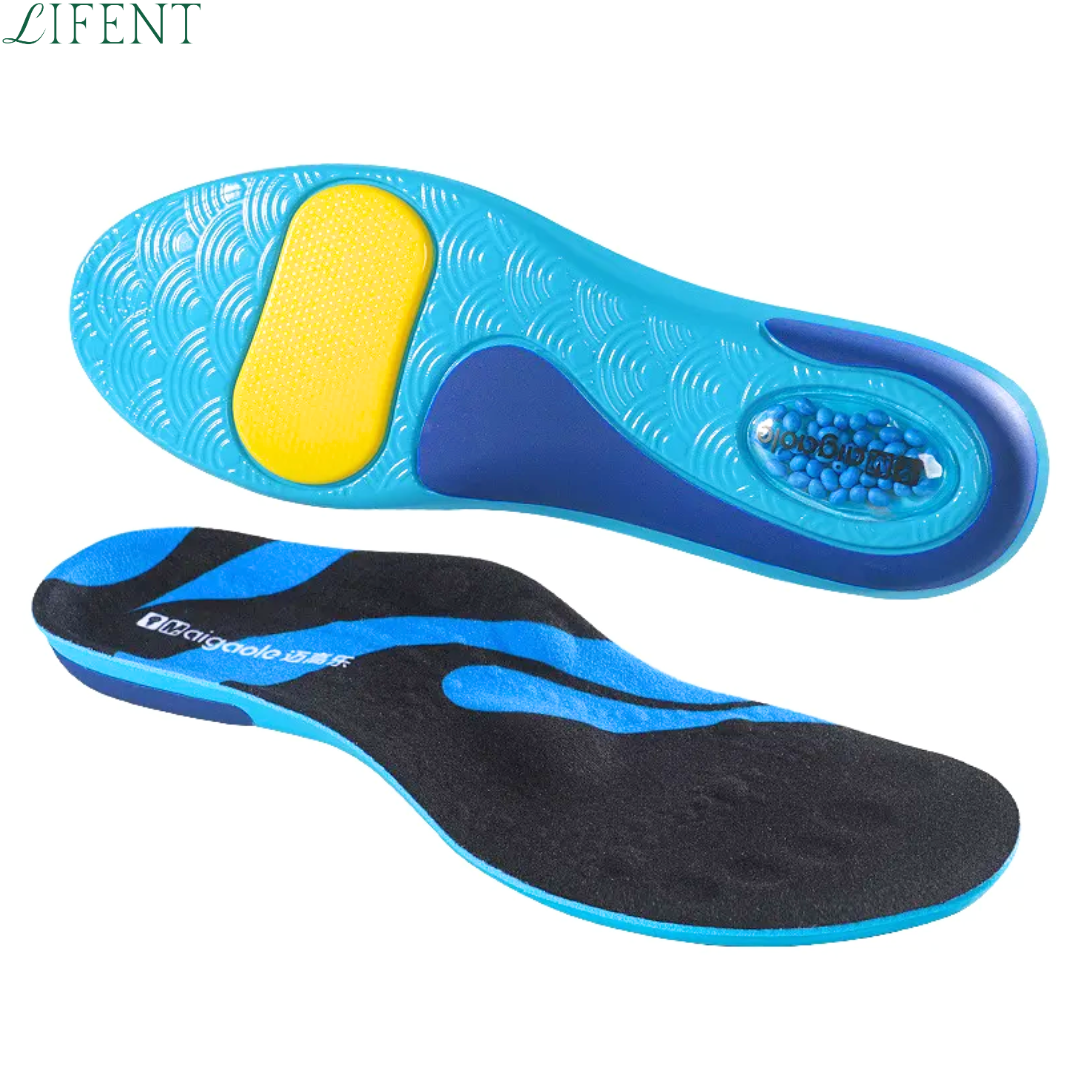 Palmilha de Amortecimento com Bolhas de Ar