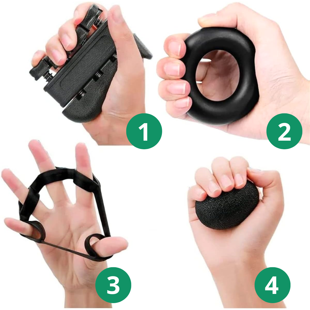 Kit para Dores e Fortalecimento Muscular Mão e Dedos