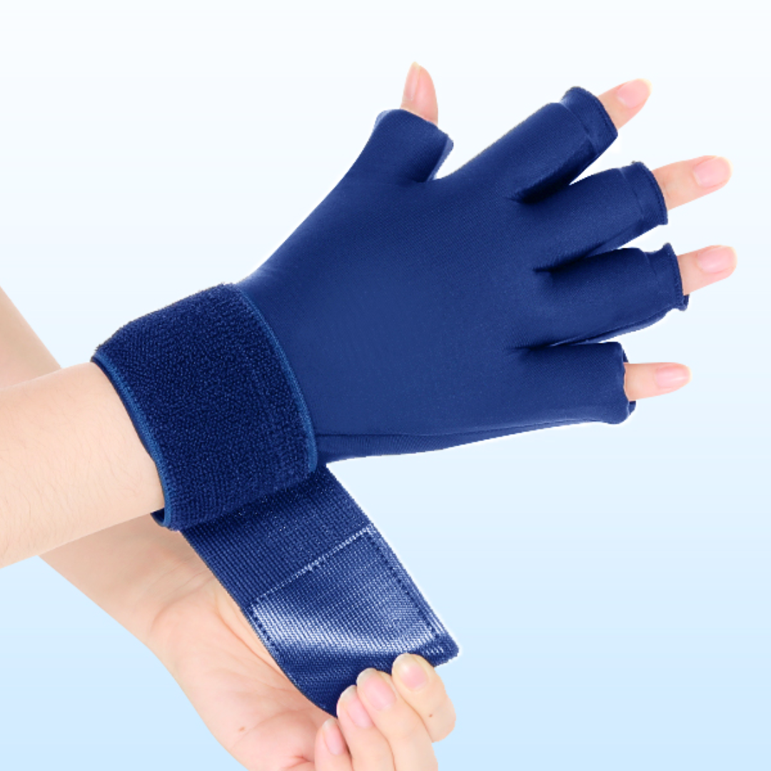 Luva em Gel Quente e Frio para Dores nas Mãos