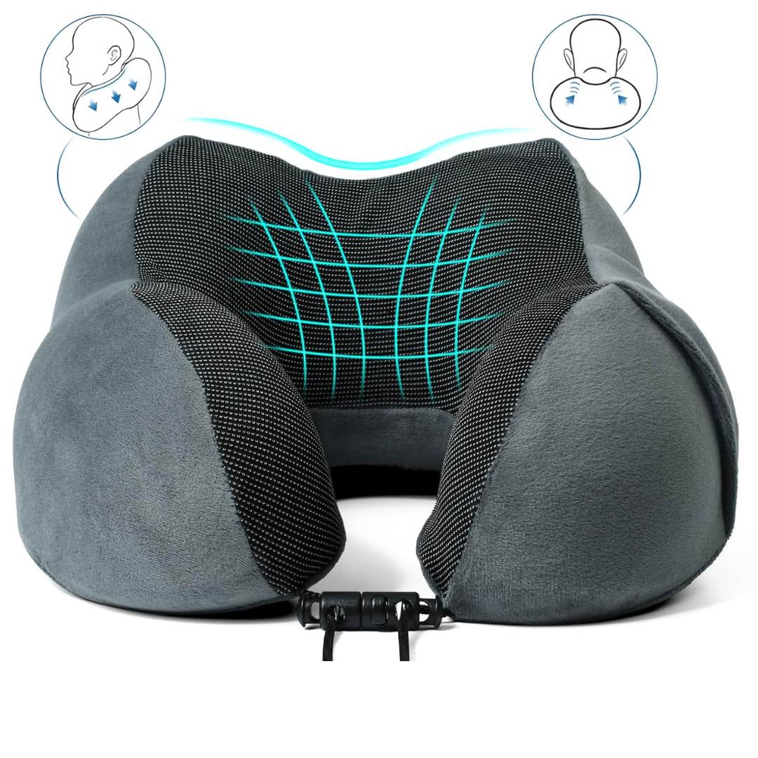 Kit Viagem - Almofada de pescoço + Máscara de Dormir