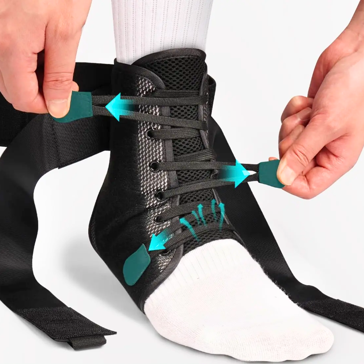 Tornozeleira Ortopédica com Cadarço Neenca