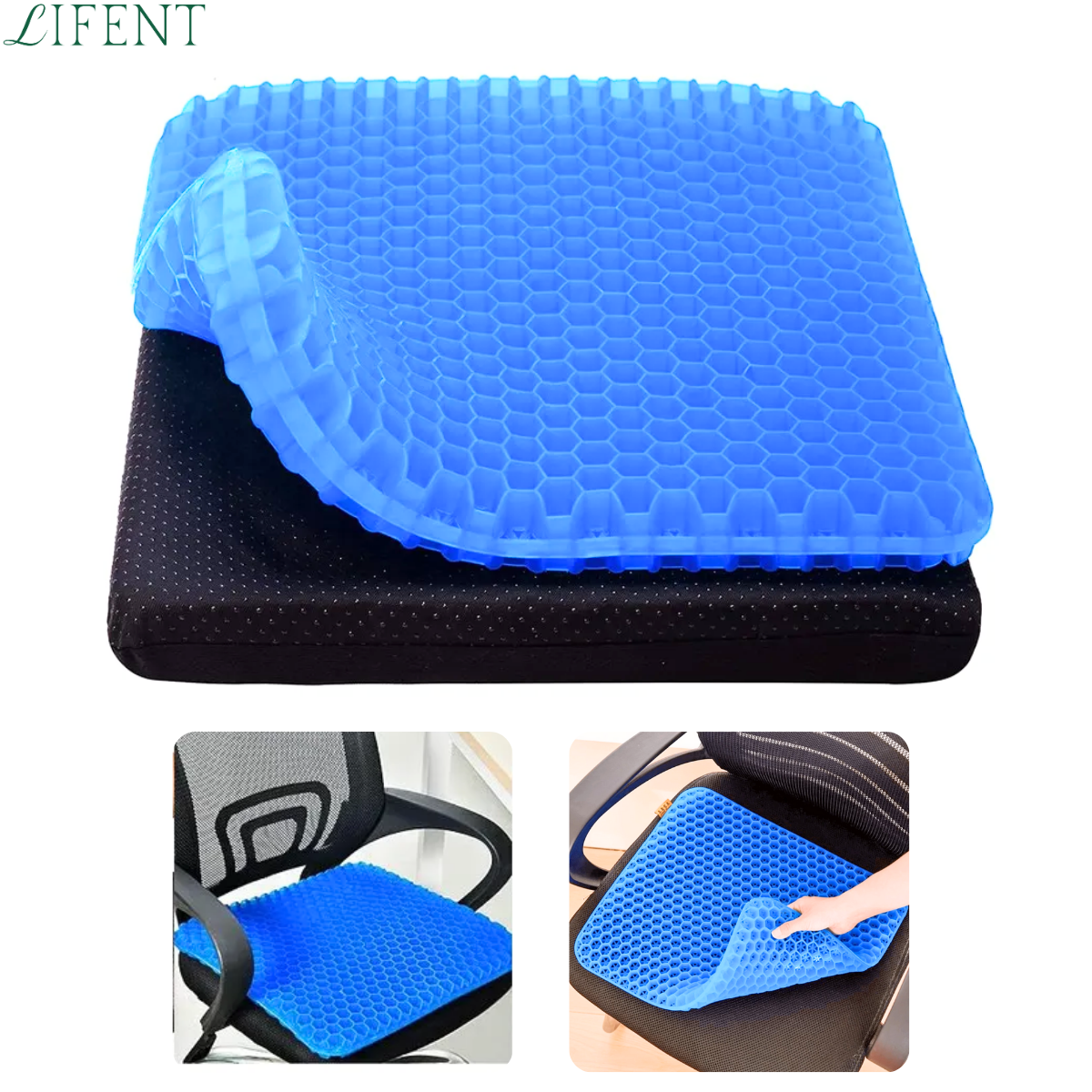 Almofada de Assento em Gel com Resfriamento