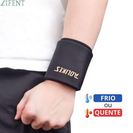 Faixa de Pulso em Gel Quente ou Fria para Dores