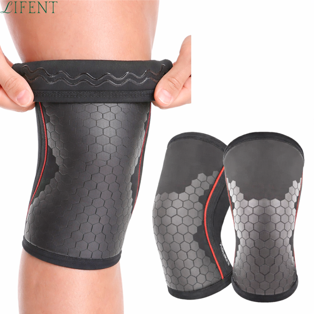 Joelheira em Neoprene 7mm Crossfit e Academia (Duas unidades)