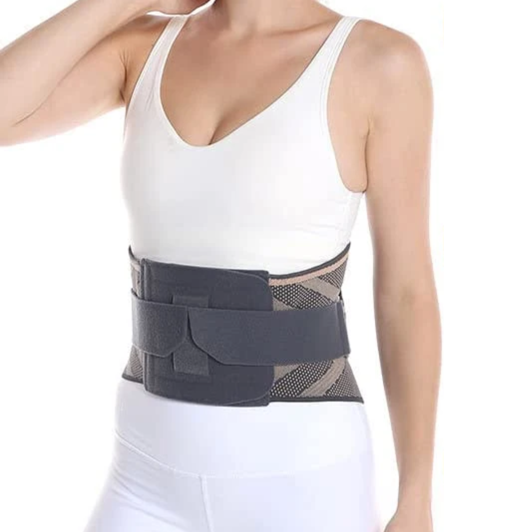 Cinto Lombar Unissex com Proteção em Metal