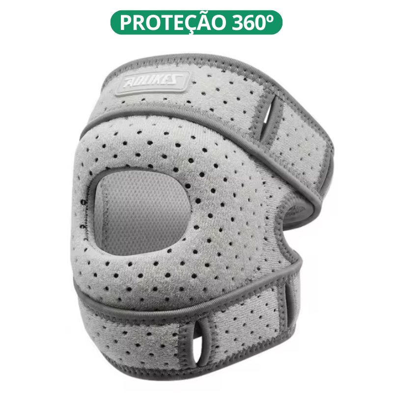 Joelheira Patelar Ajustável com Rótula em Silicone
